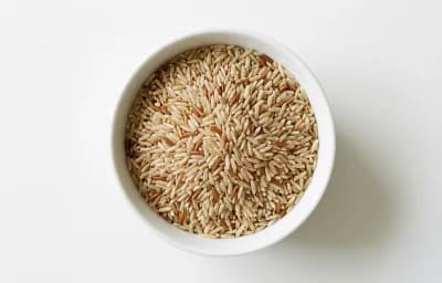 raw long grain brown rice