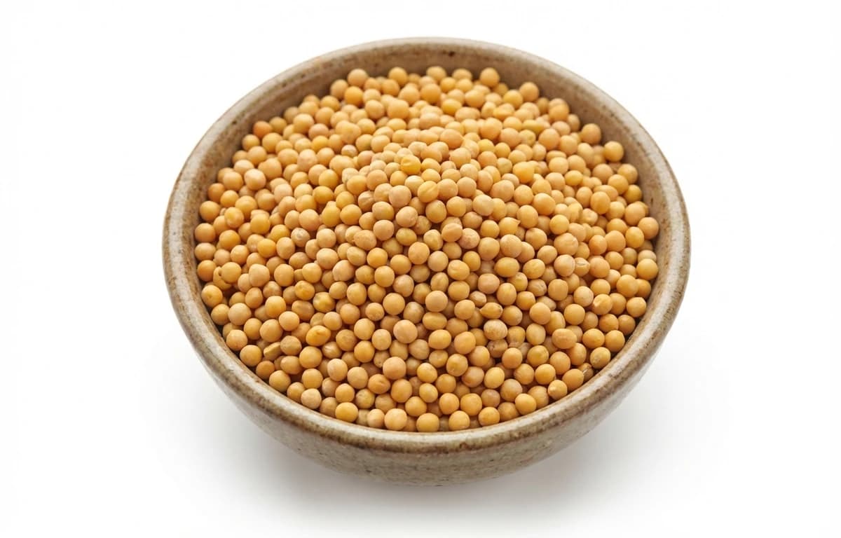 yellow mustard seeds