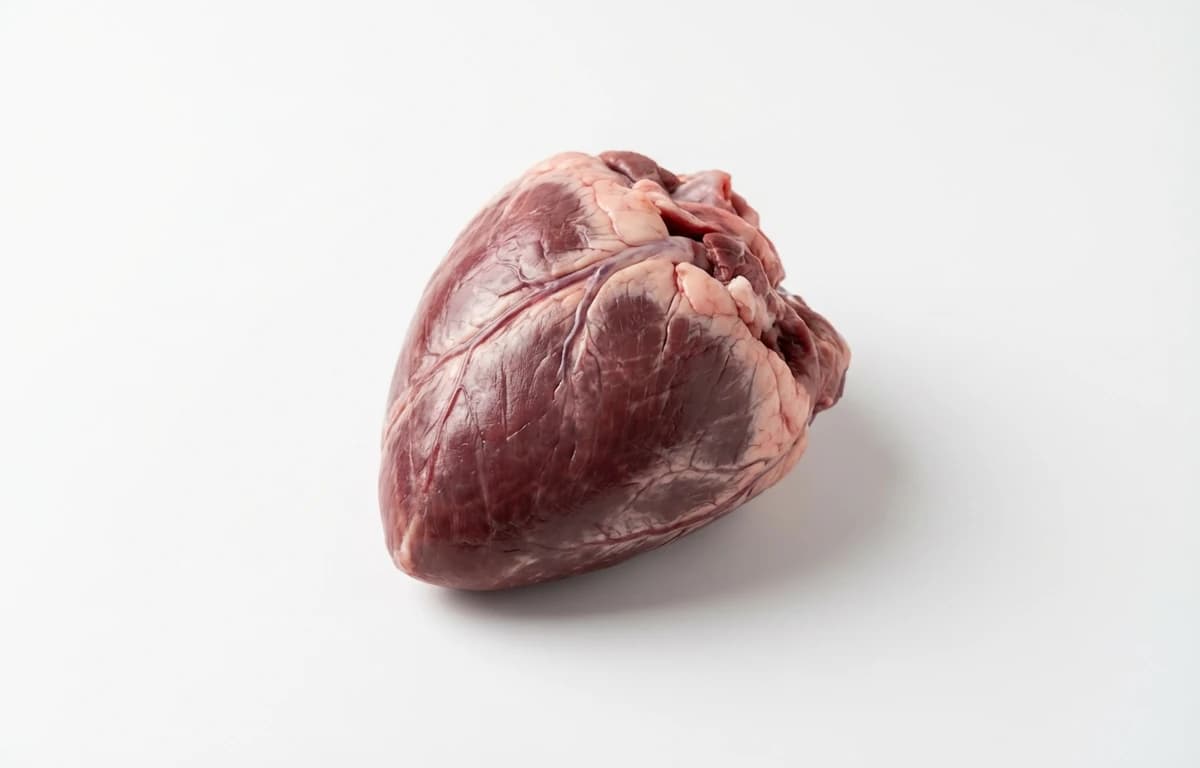 raw pork heart
