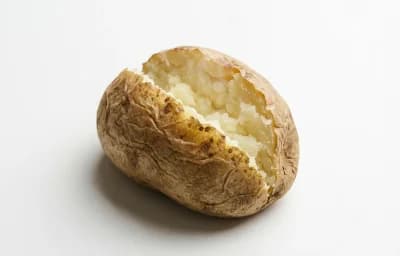 baked unsalted potato