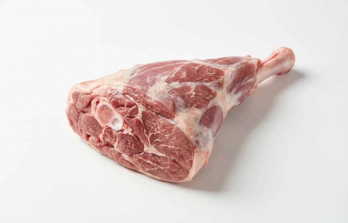 raw lamb hind-shank