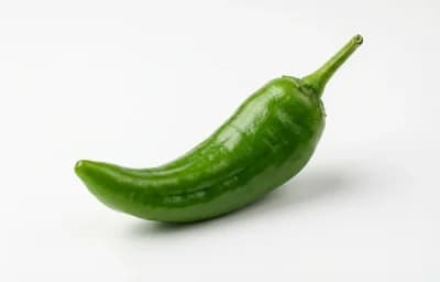 raw green hot chili pepper