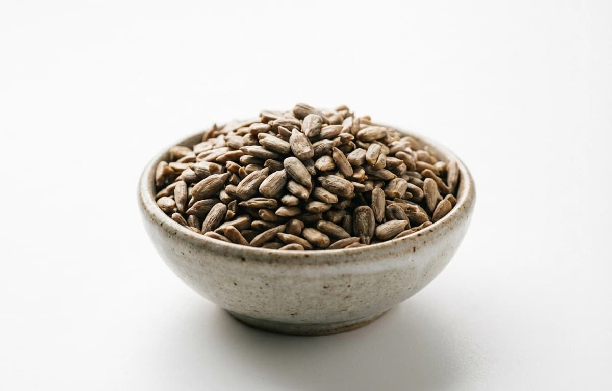 dried sunflower seed kernels