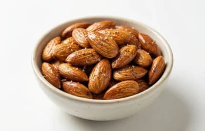 oil roasted salted smoked almonds