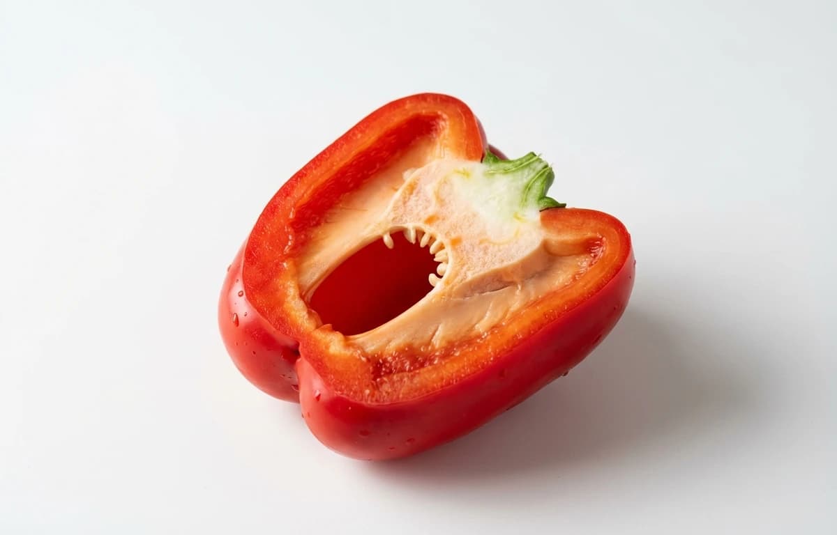 boiled salted red bell pepper