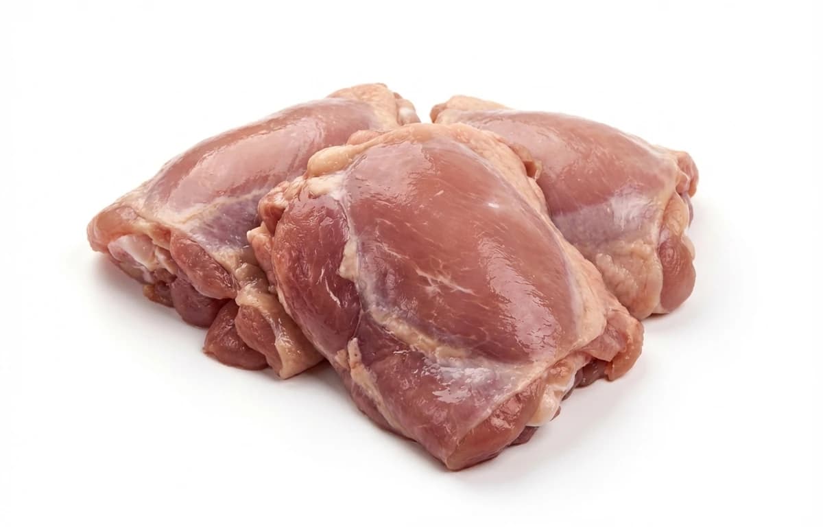 raw dark meat chicken