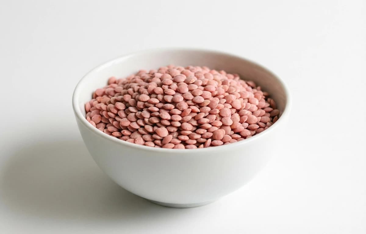 raw pink lentils