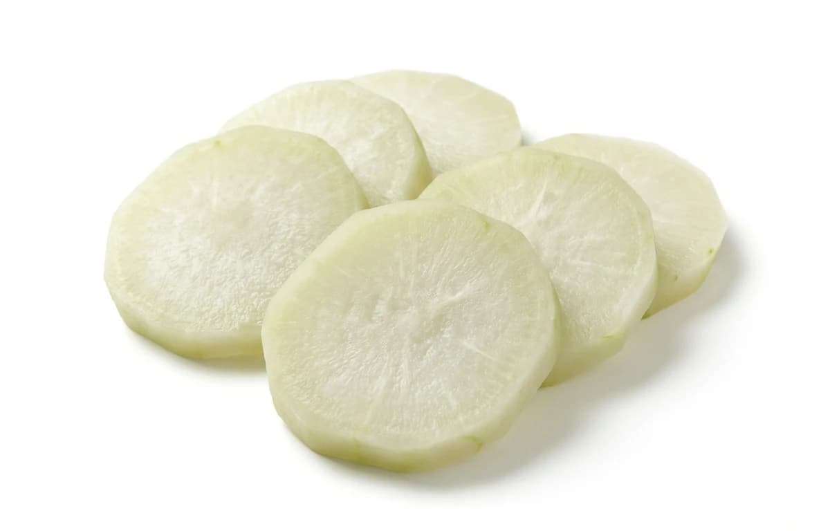 boiled unsalted kohlrabi
