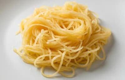 boiled unsalted spaghetti squash