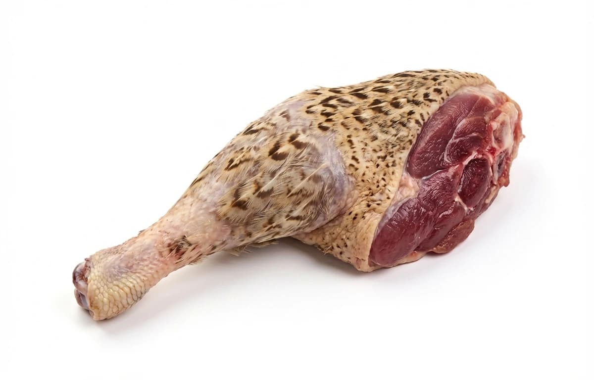 raw pheasant leg