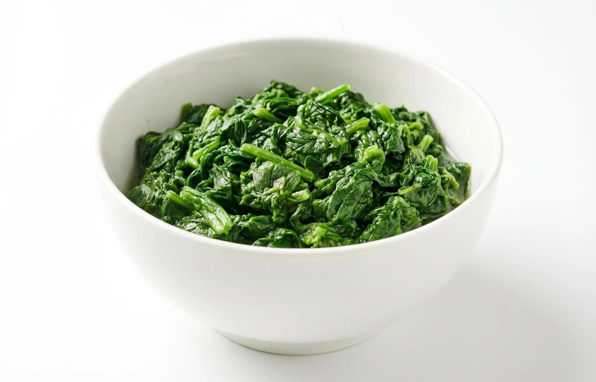 boiled unsalted frozen spinach
