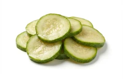 boiled drained unsalted zucchini