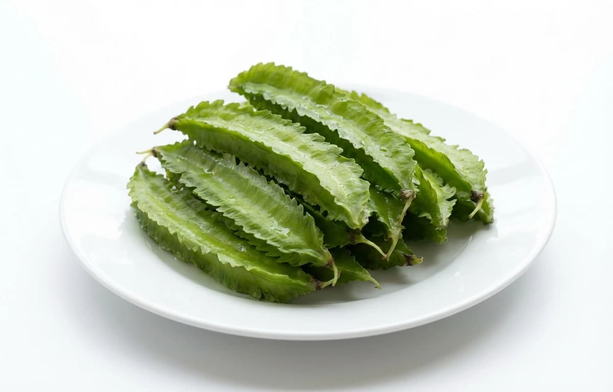 boiled unsalted winged beans