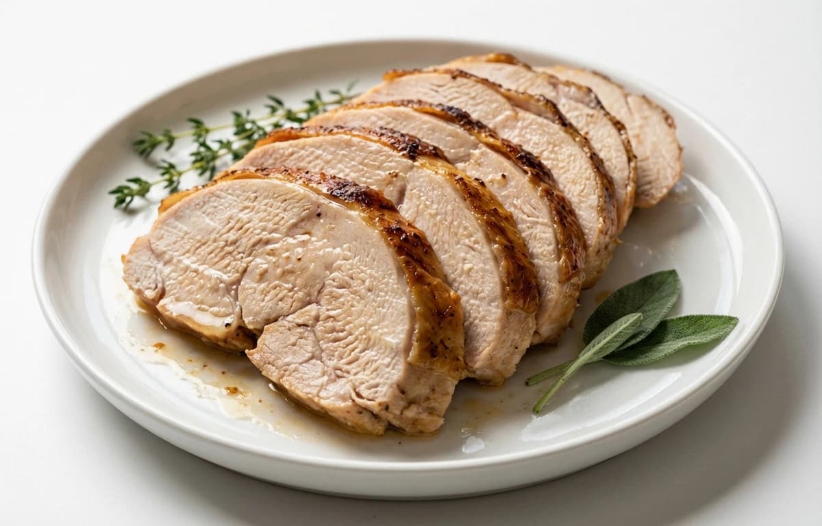 cooked turkey breast