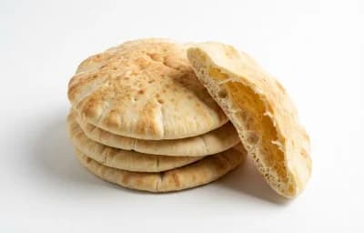 white pita bread