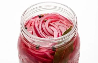 pickled red onions