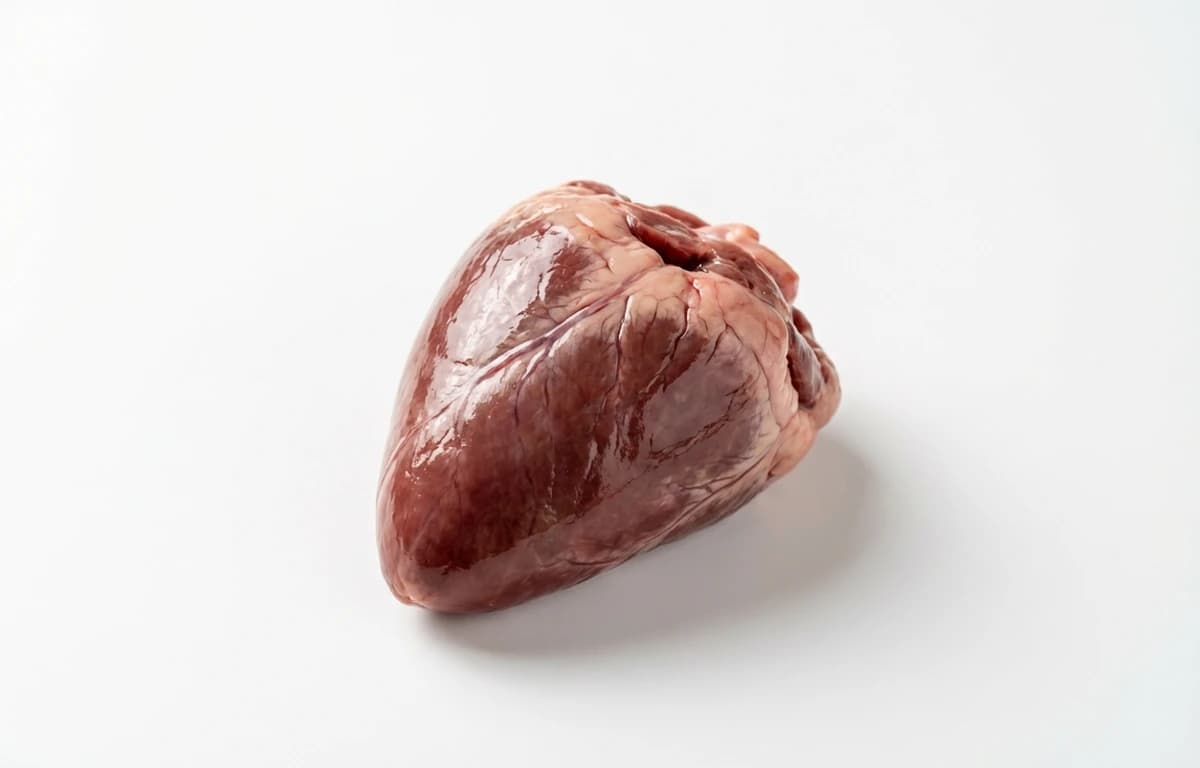 raw turkey heart
