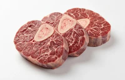 raw beef shank crosscuts