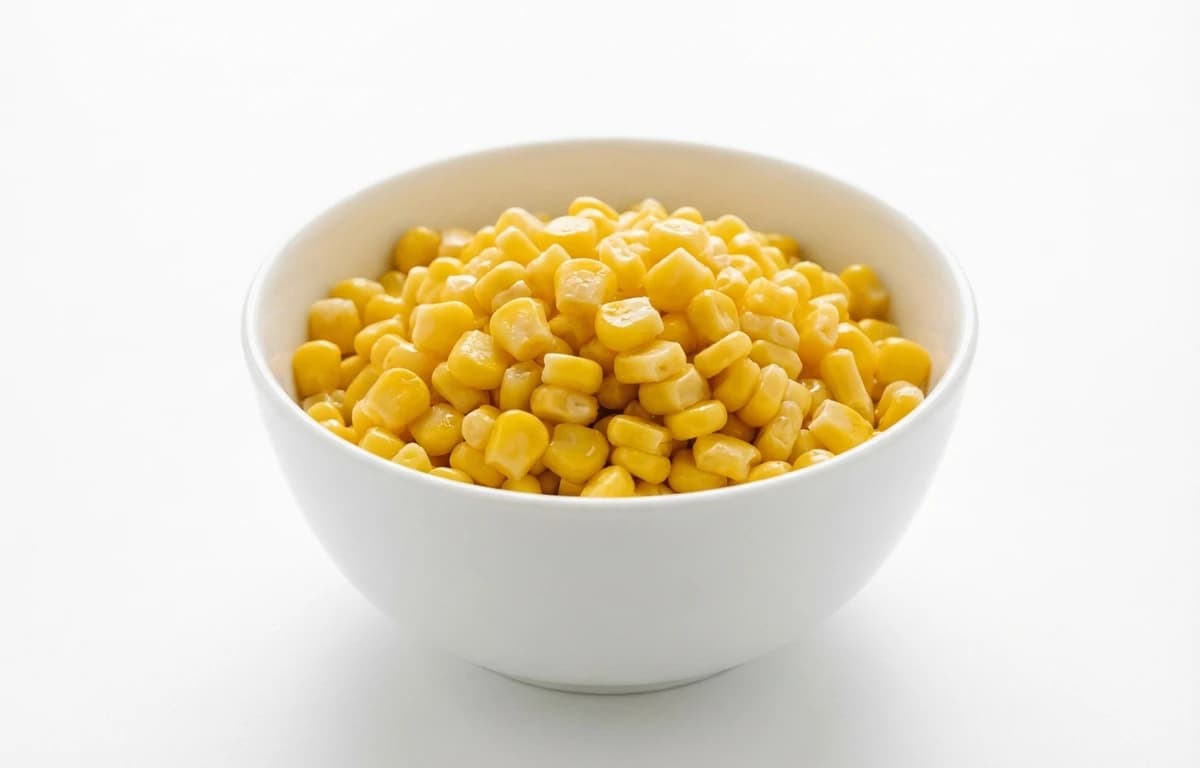 boiled unsalted yellow corn