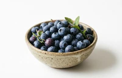 raw wild blueberries