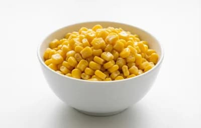 boiled unsalted yellow corn kernels