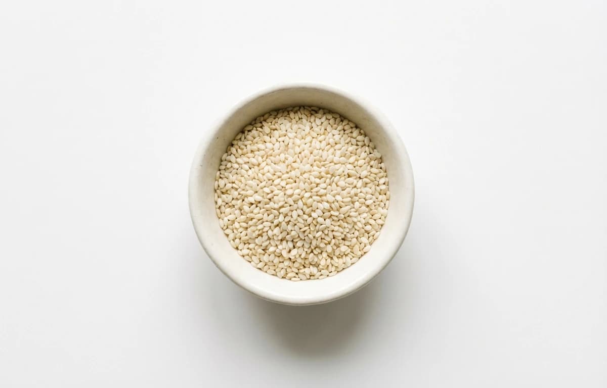 white sesame seeds