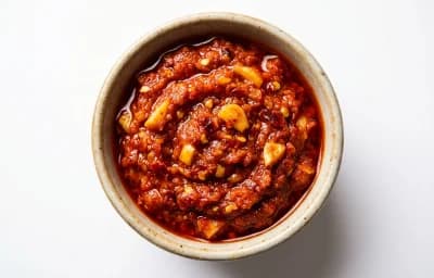 red garlic chutney