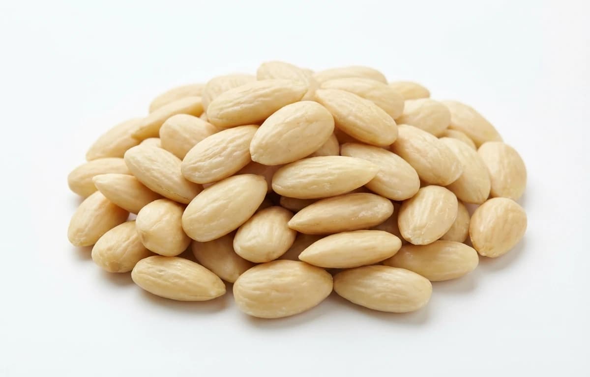 blanched almonds