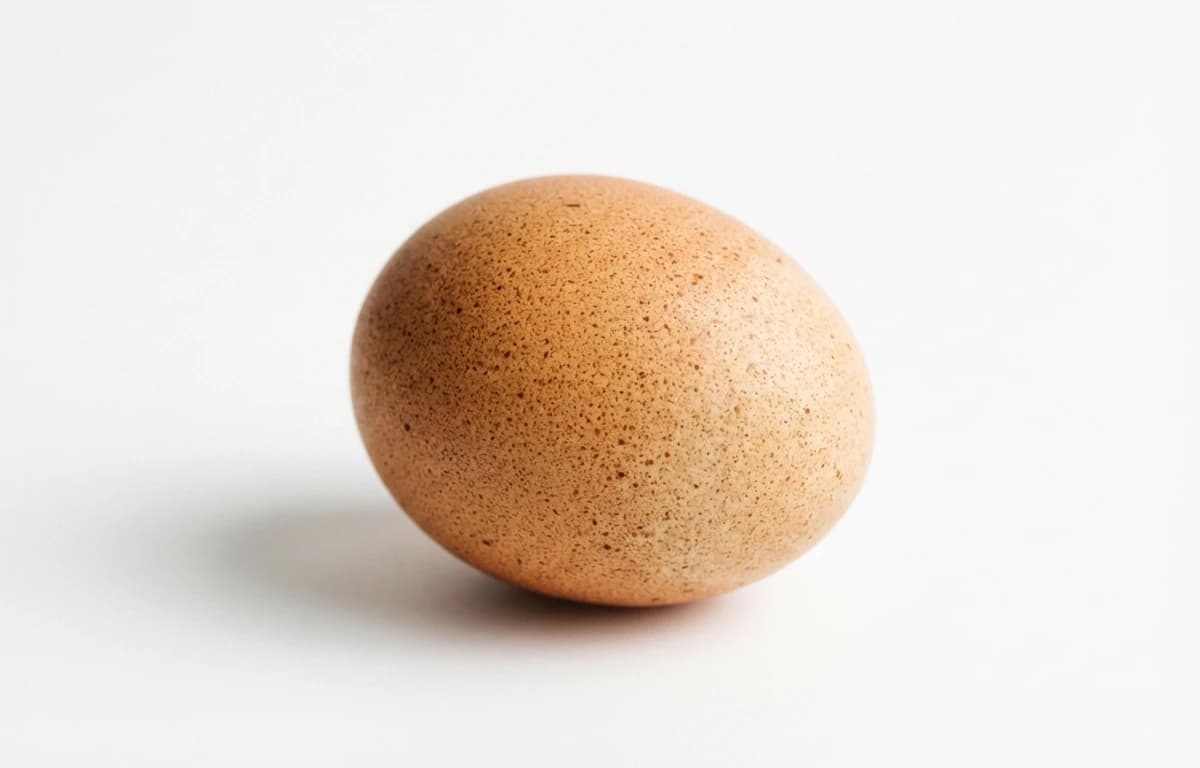 raw whole country hen egg