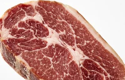 raw country-style ham center slice lean