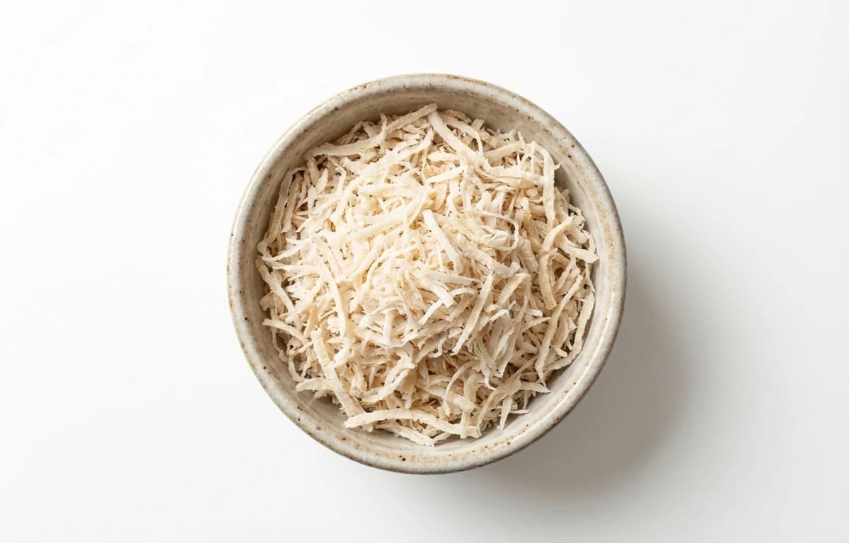 dried creamed coconut meat
