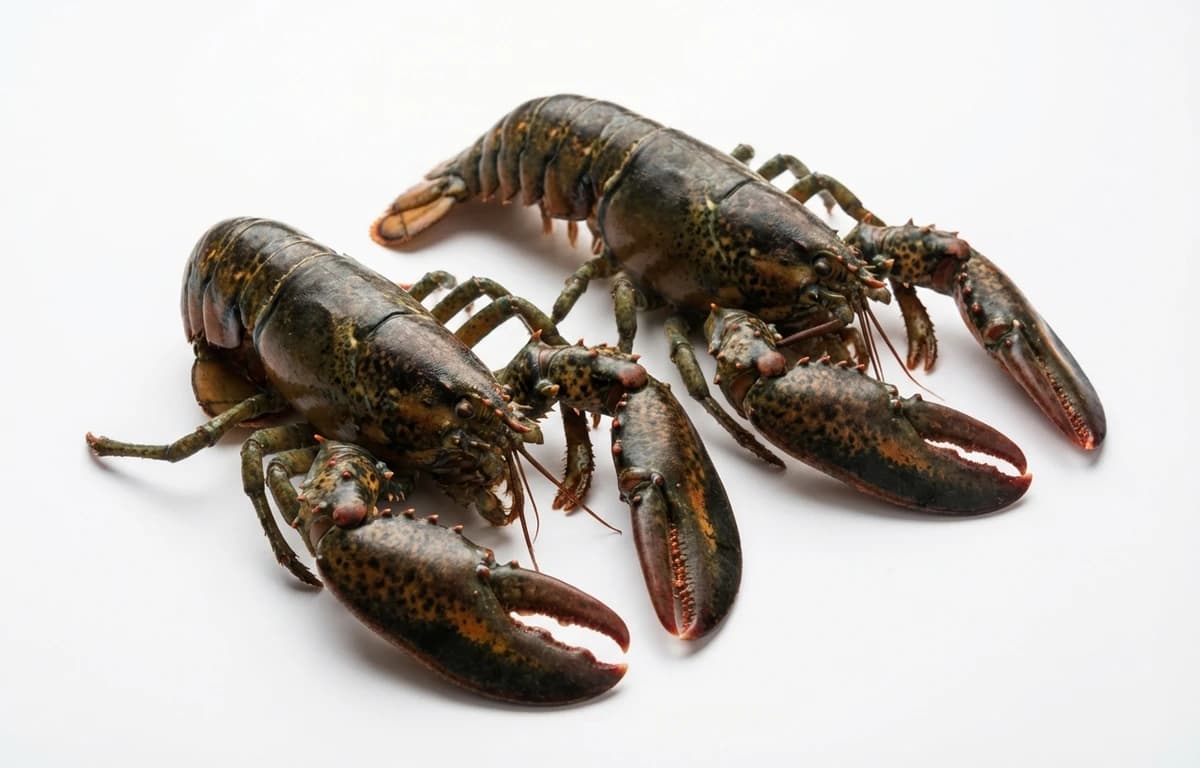 whole lobsters