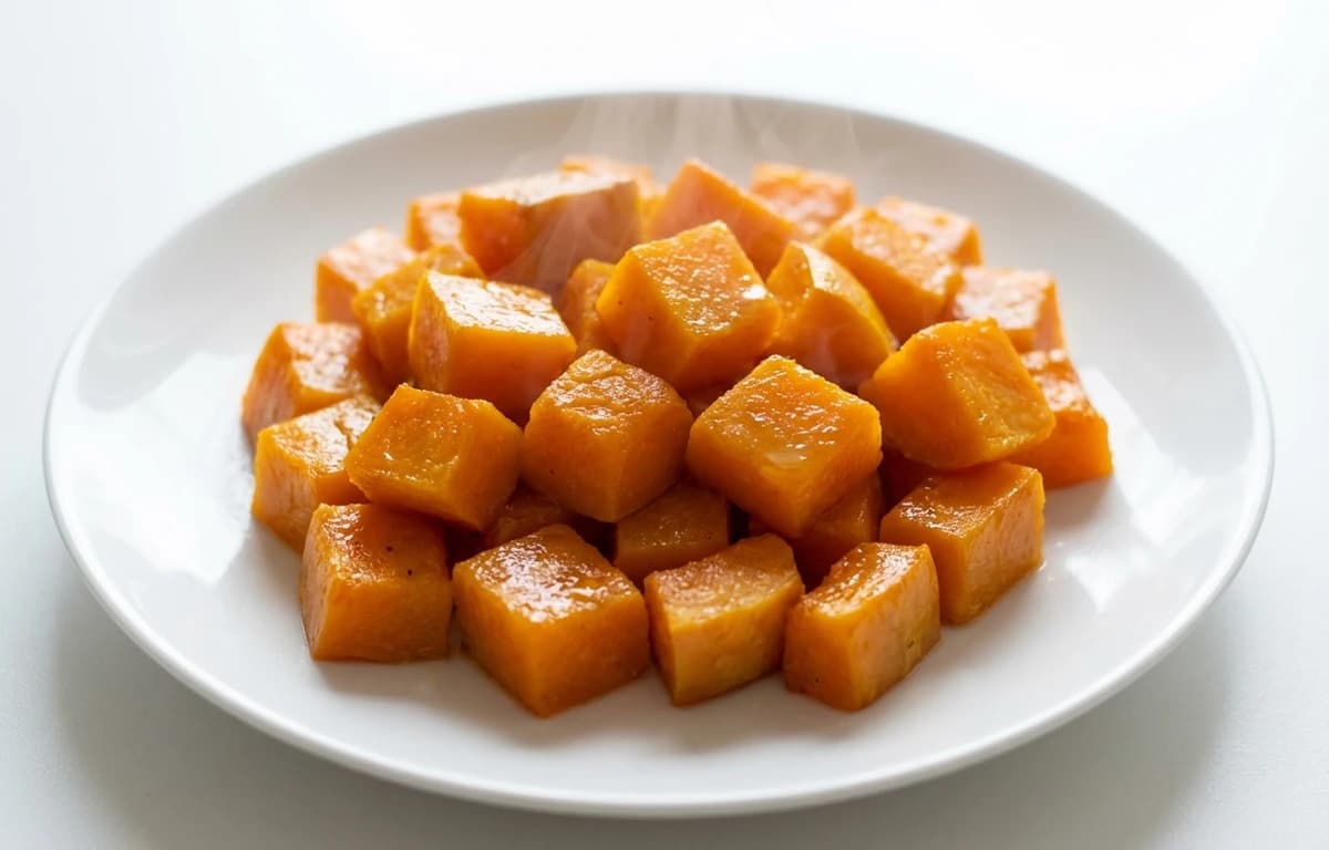 boiled unsalted frozen butternut squash