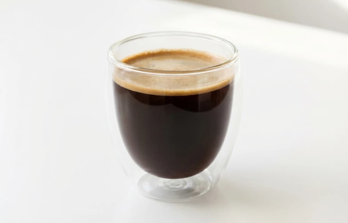 strong brewed coffee