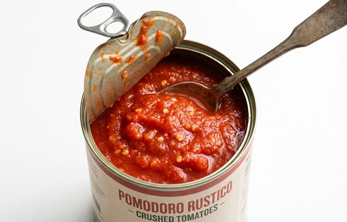 canned crushed tomatoes