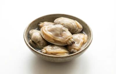 shucked whole belly clams