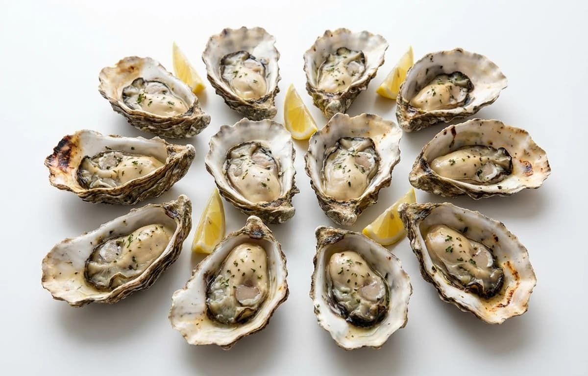 cooked dry heat eastern oyster