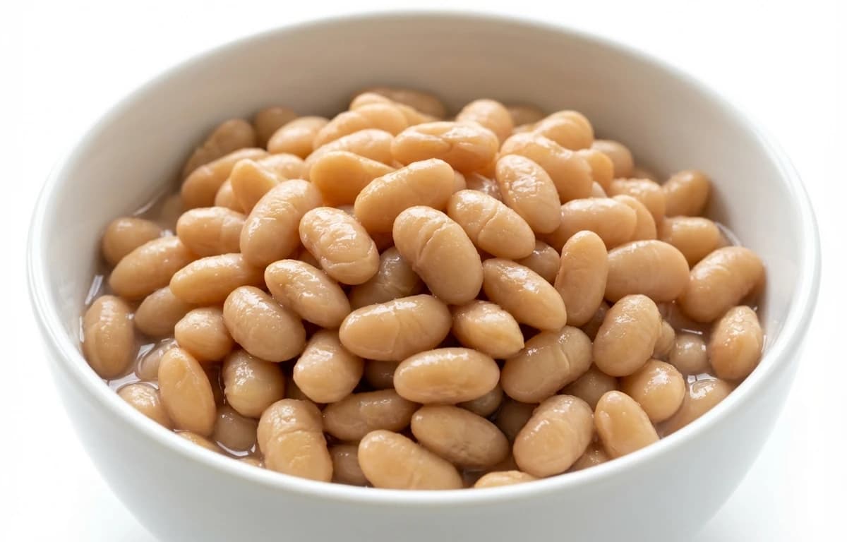 boiled salted great northern beans