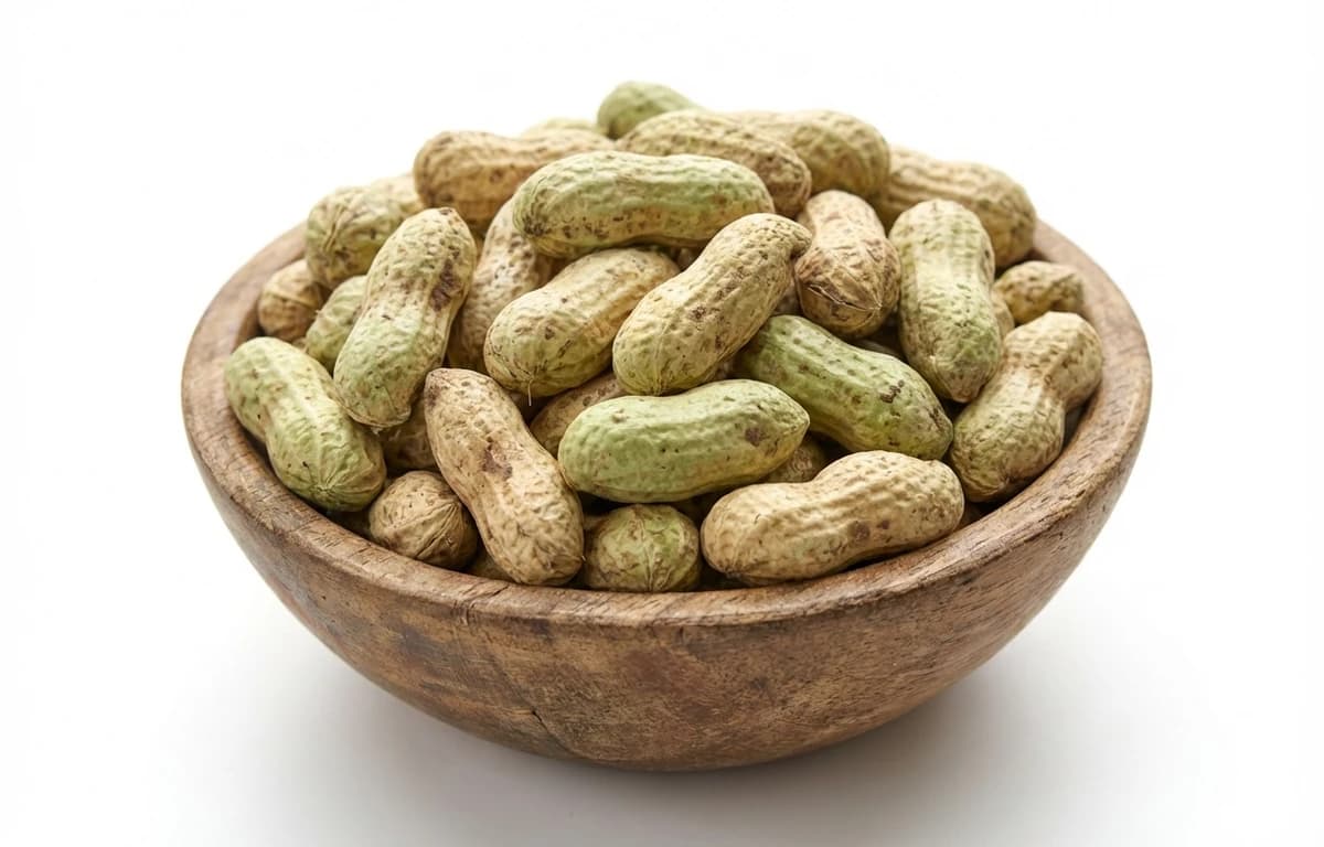 raw green peanuts