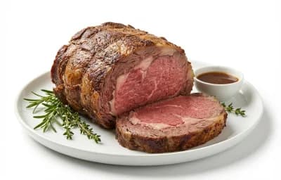 roasted choice beef rib eye roast