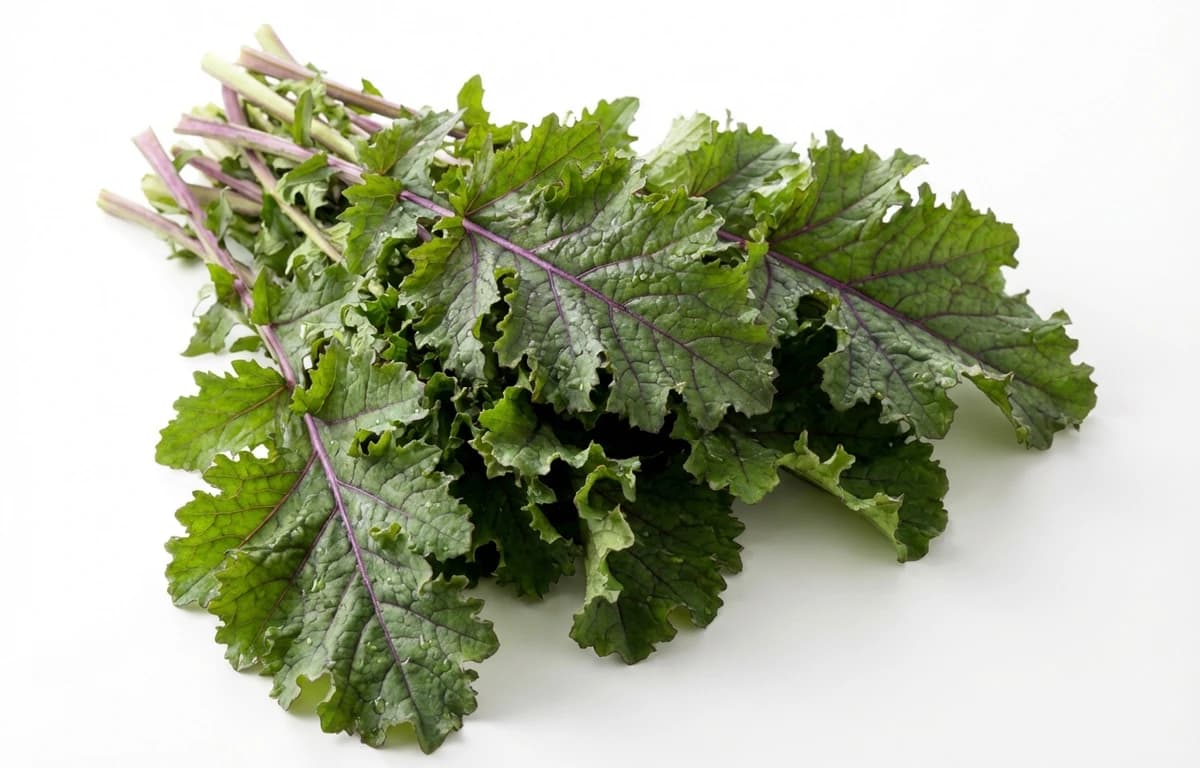 raw mustard greens
