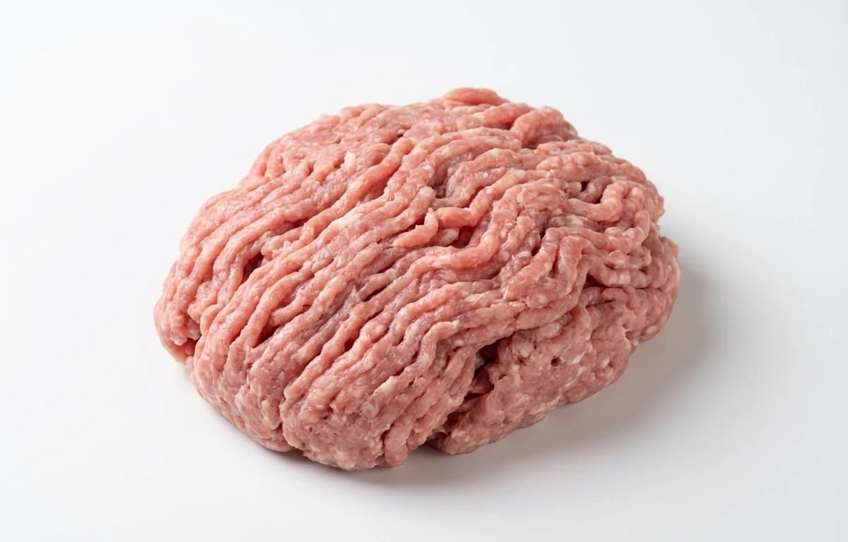 raw lean ground pork