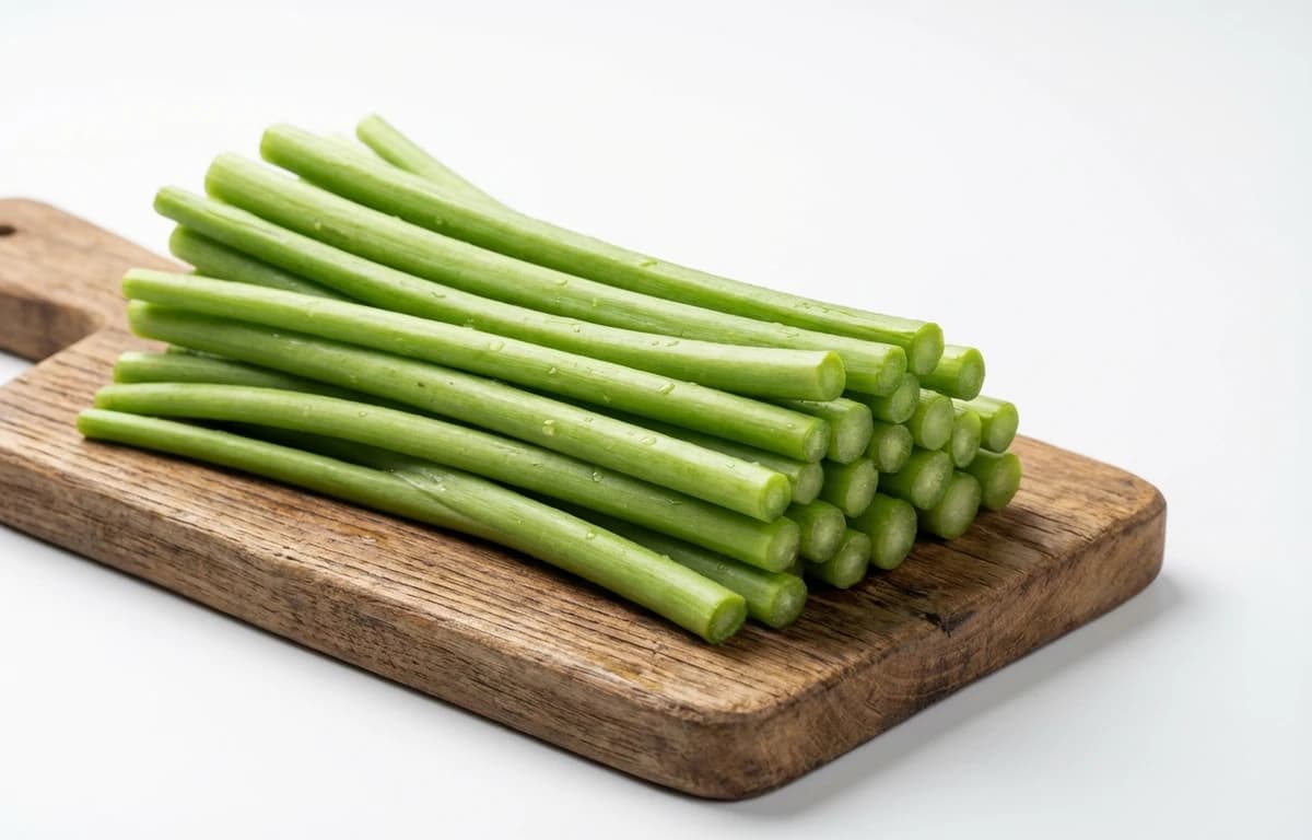 green colocasia stem