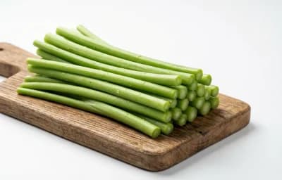 green colocasia stem