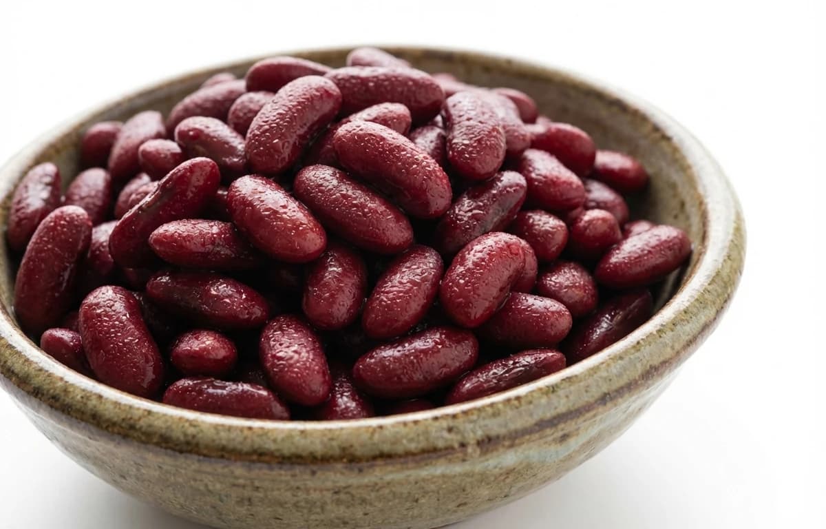 canned salted dark red kidney beans