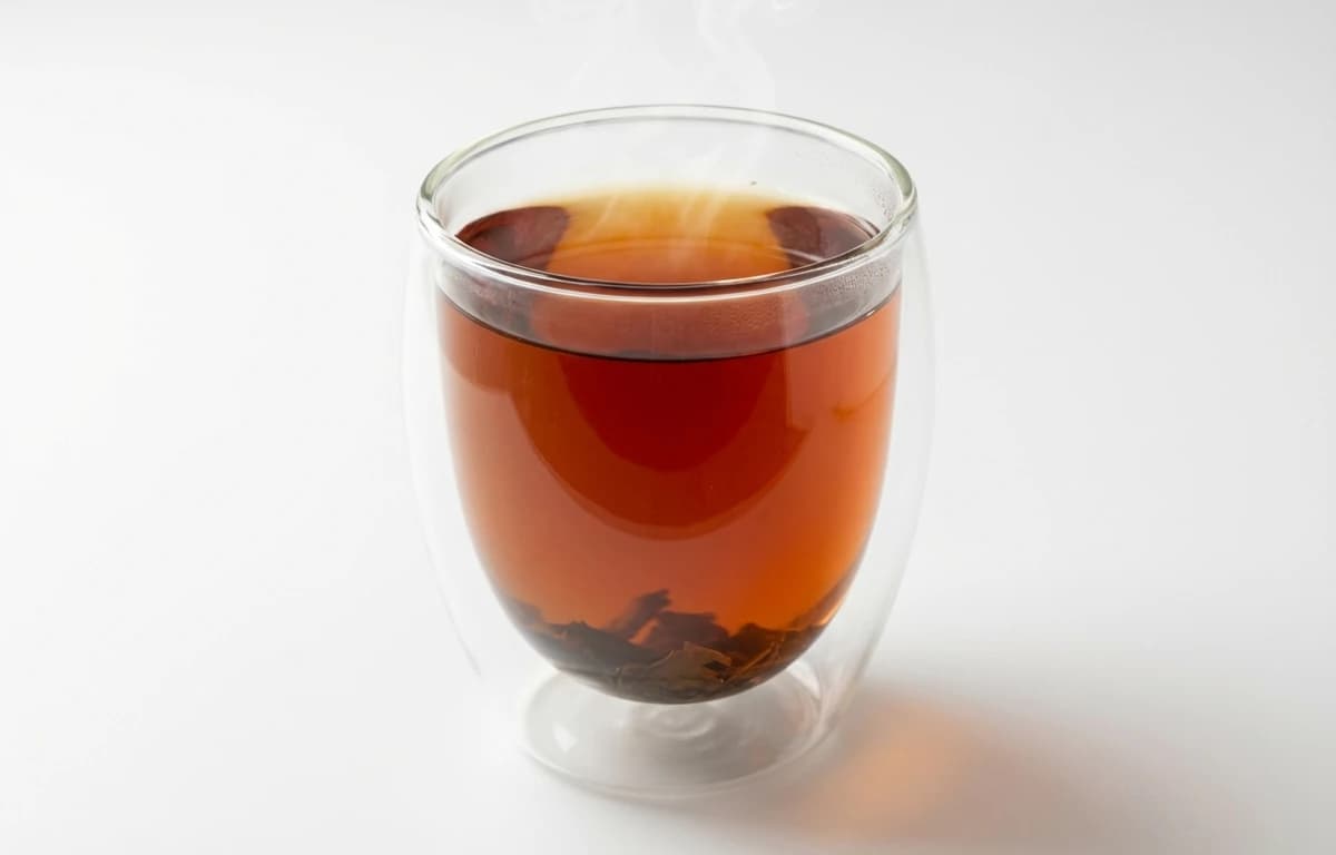 brewed black tea