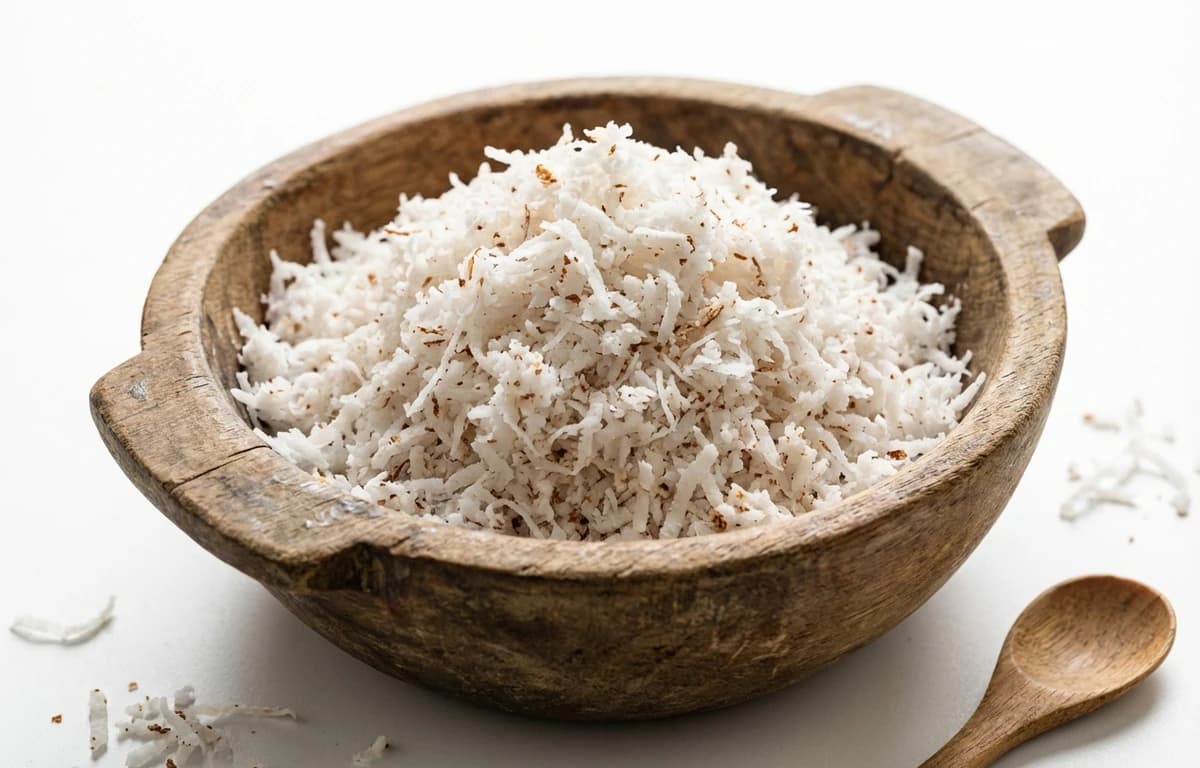 freshly grated coconut