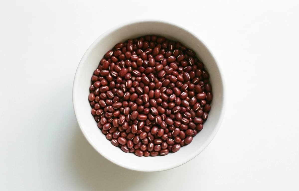raw adzuki beans