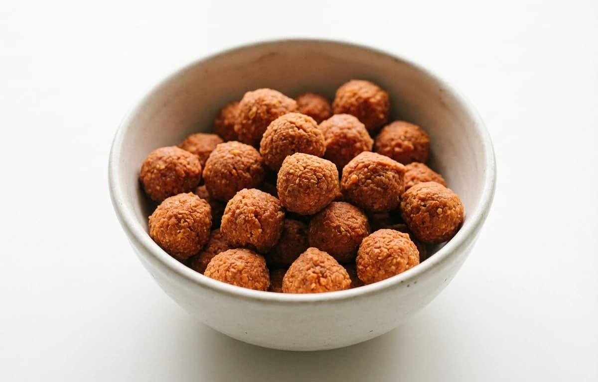 sun-dried red lentil dumplings