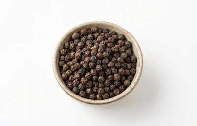 whole black peppercorns